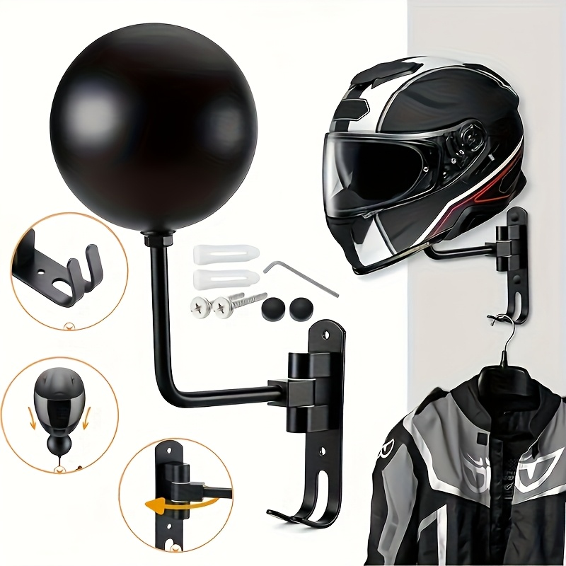 Fishing Swivel Connector - Motorcycle Helmet Holder Swivel 180° Wall