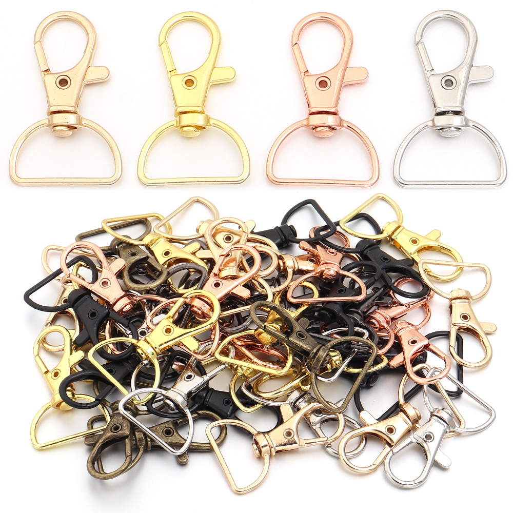 Fishing Swivel Connector - 10pcs/lot Metal Swivel Clasps With D