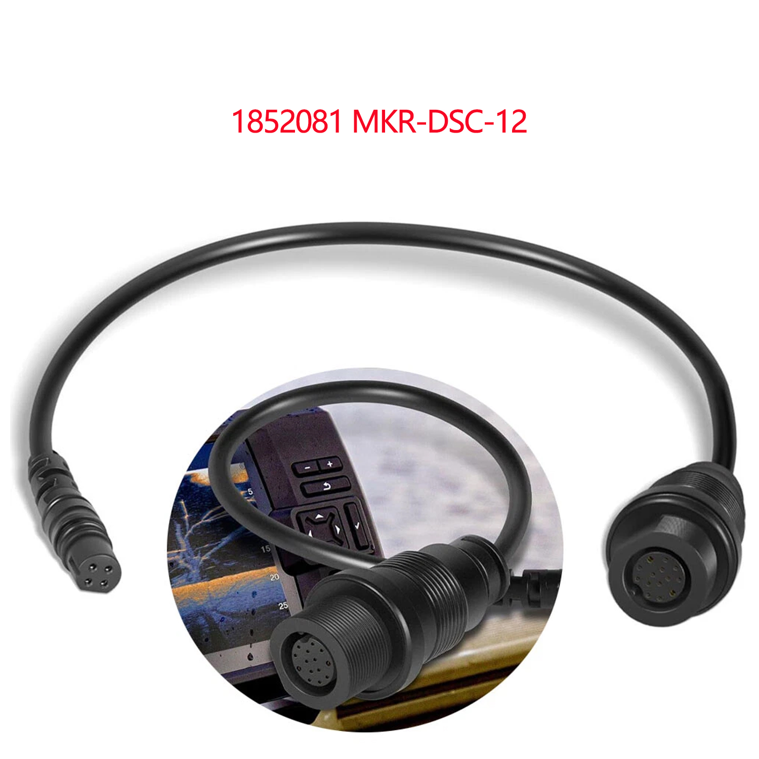 Fish Finder - 1852081 MKR-DSC-12 4-Pin Fishfinder Adapter Cable