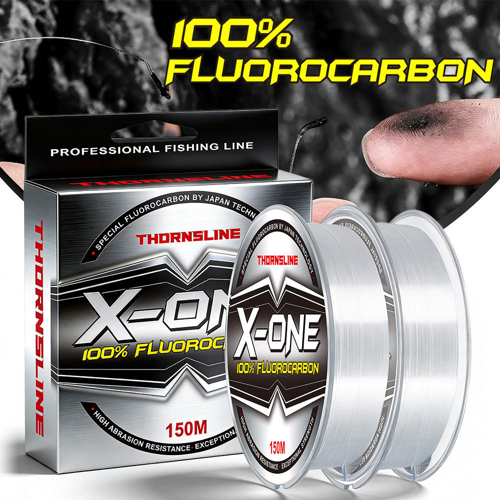 Fluorocarbon Line - Thornsline 100% Fluorocarbon Fishing Line 50M