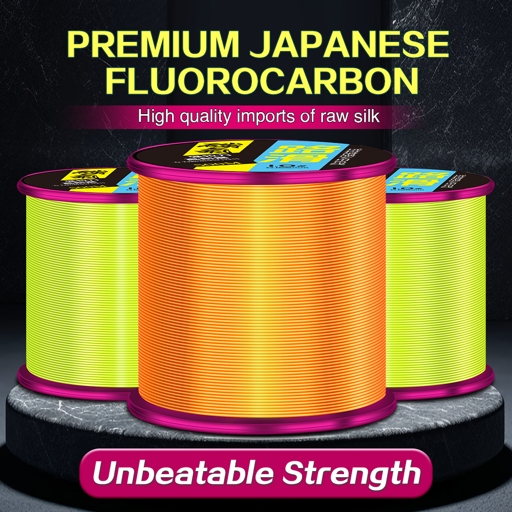 Fluorocarbon Line - ZUKIBO 500m Fluorocarbon Coating Fishing Line