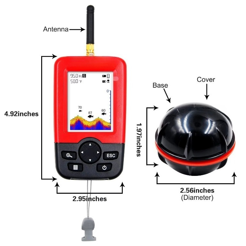 New Fish Finder Deeper Detecti - مراجعة Fishing Equipment Manufacturers وسعره