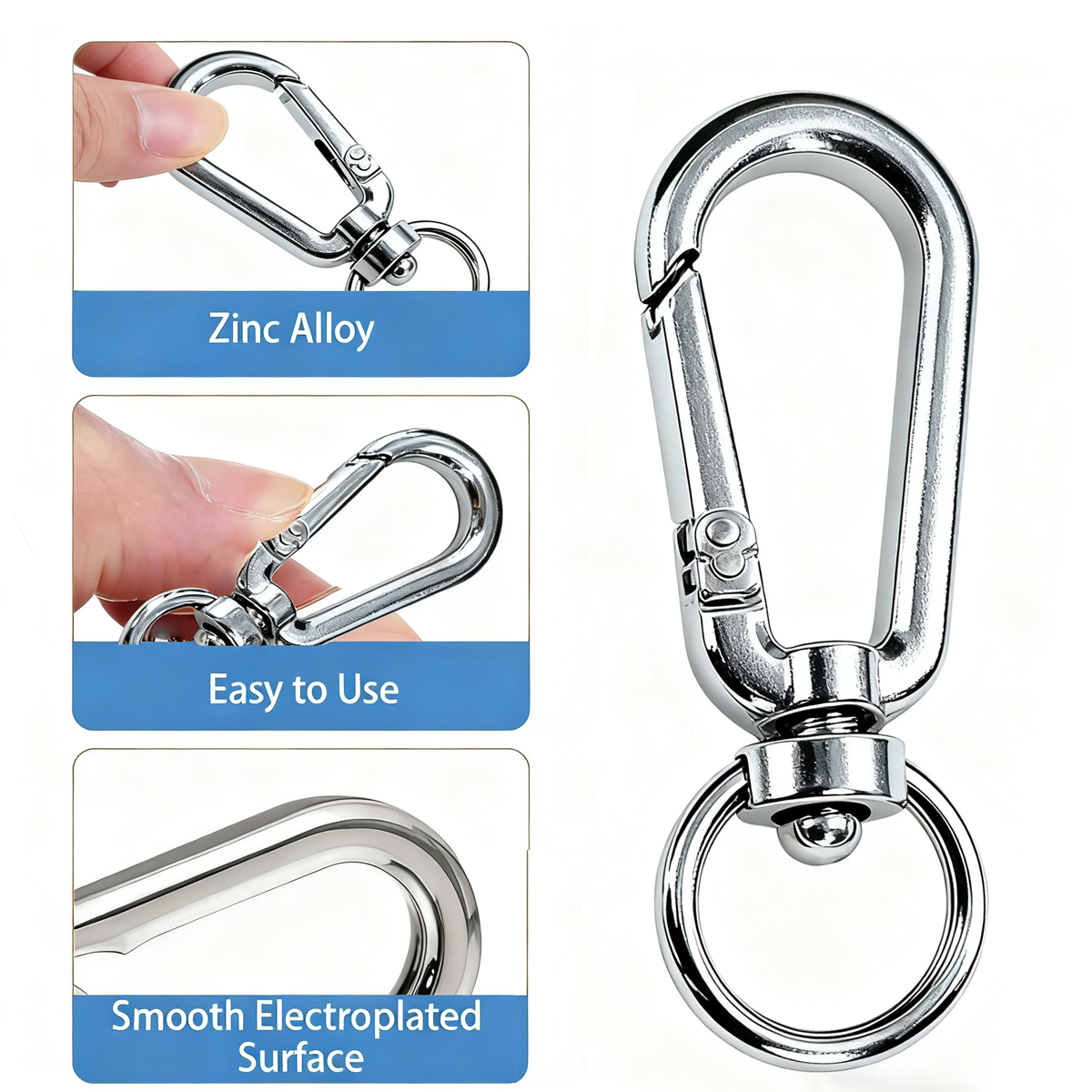 9/18/36 Pcs Open Swivel Clips  - مراجعة Fishing Swivel Connector وسعره
