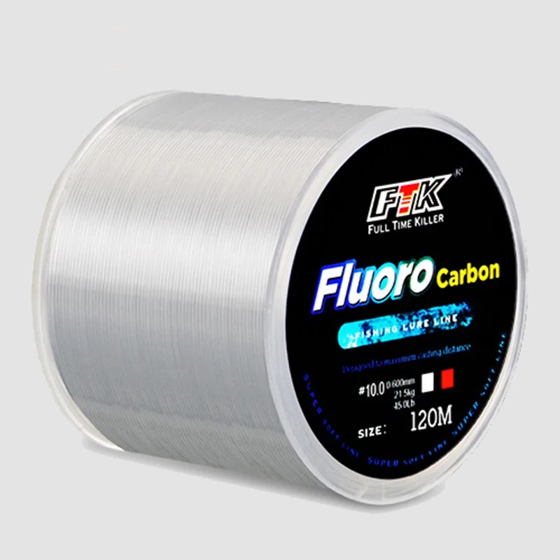 120M Fishing Line 0.14mm-0.6mm - مراجعة Fluorocarbon Line وسعره