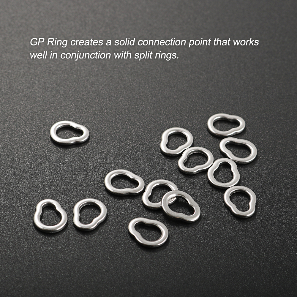 JIGGING PRO 15Pcs GP Solid Rin - مراجعة Fishing Swivel Connector وسعره