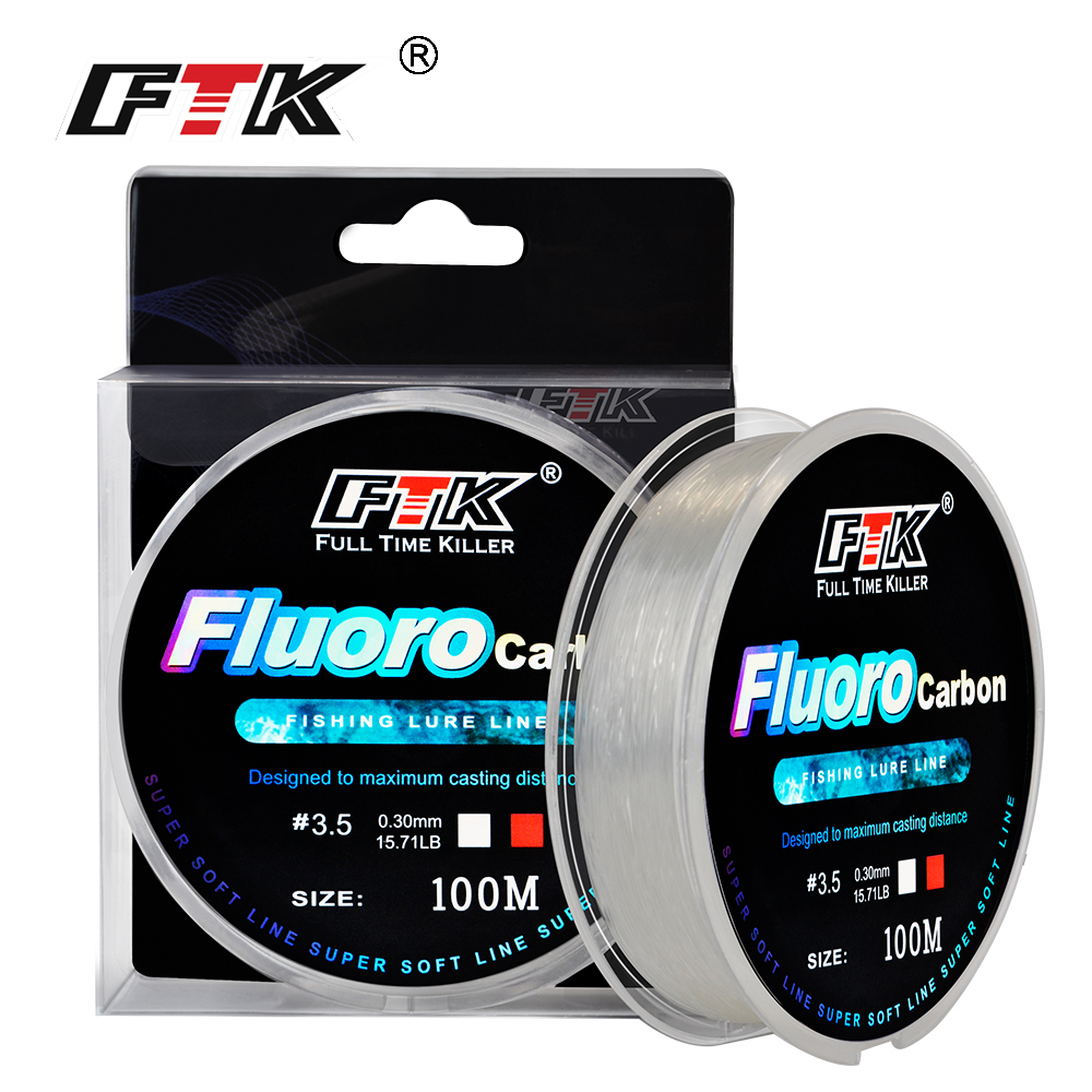FTK 100M Fluorocarbon Fishing  - مراجعة Fluorocarbon Line وسعره