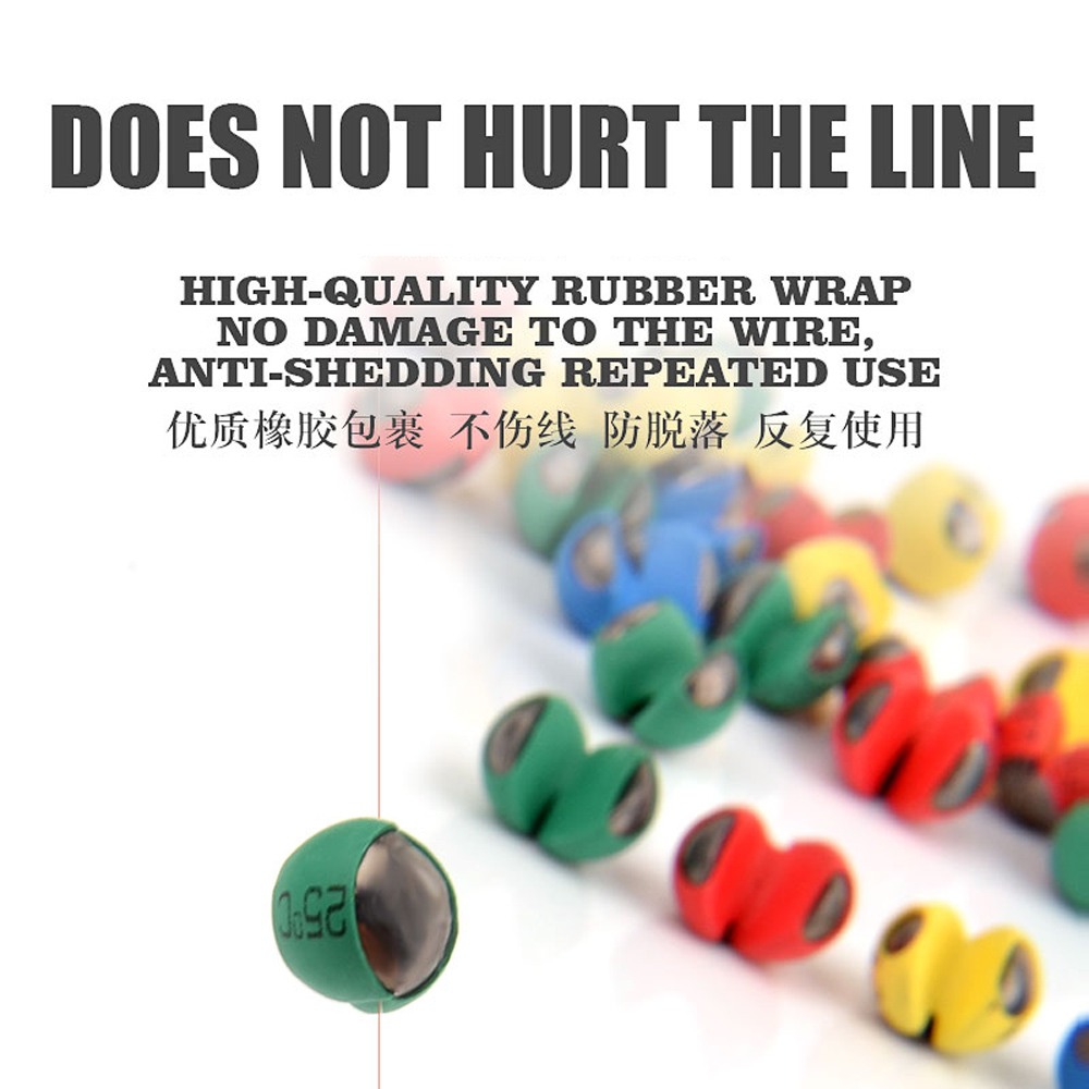 50PCS Quick Opening Fishing Le - مراجعة Fishing Equipment Line وسعره