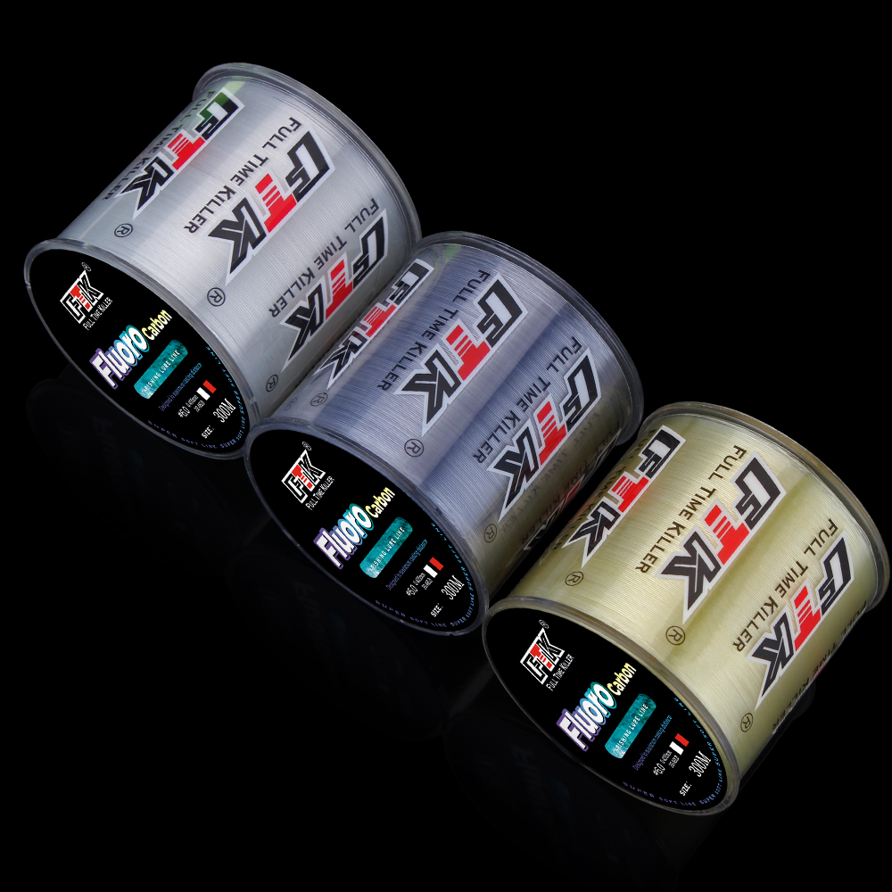 FTK Fishing Line 300M / 500M C - مراجعة Fluorocarbon Line وسعره