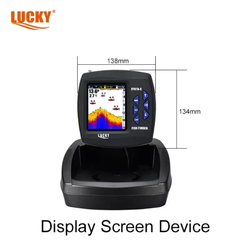 New LUCKY FF918C-WL Color Disp - مراجعة Fish Finder وسعره