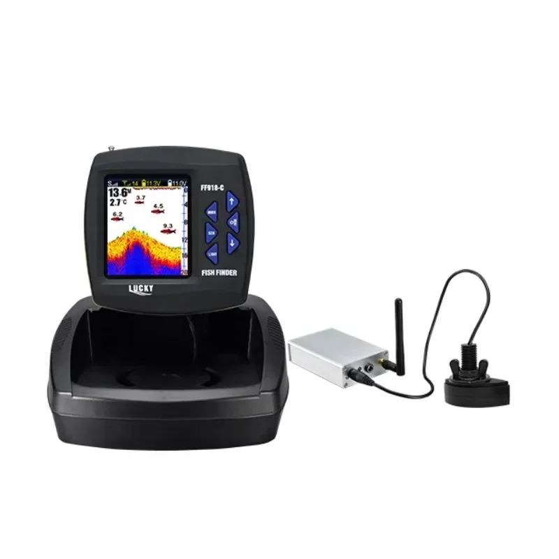New LUCKY FF918C-WL Color Disp - مراجعة Fish Finder وسعره
