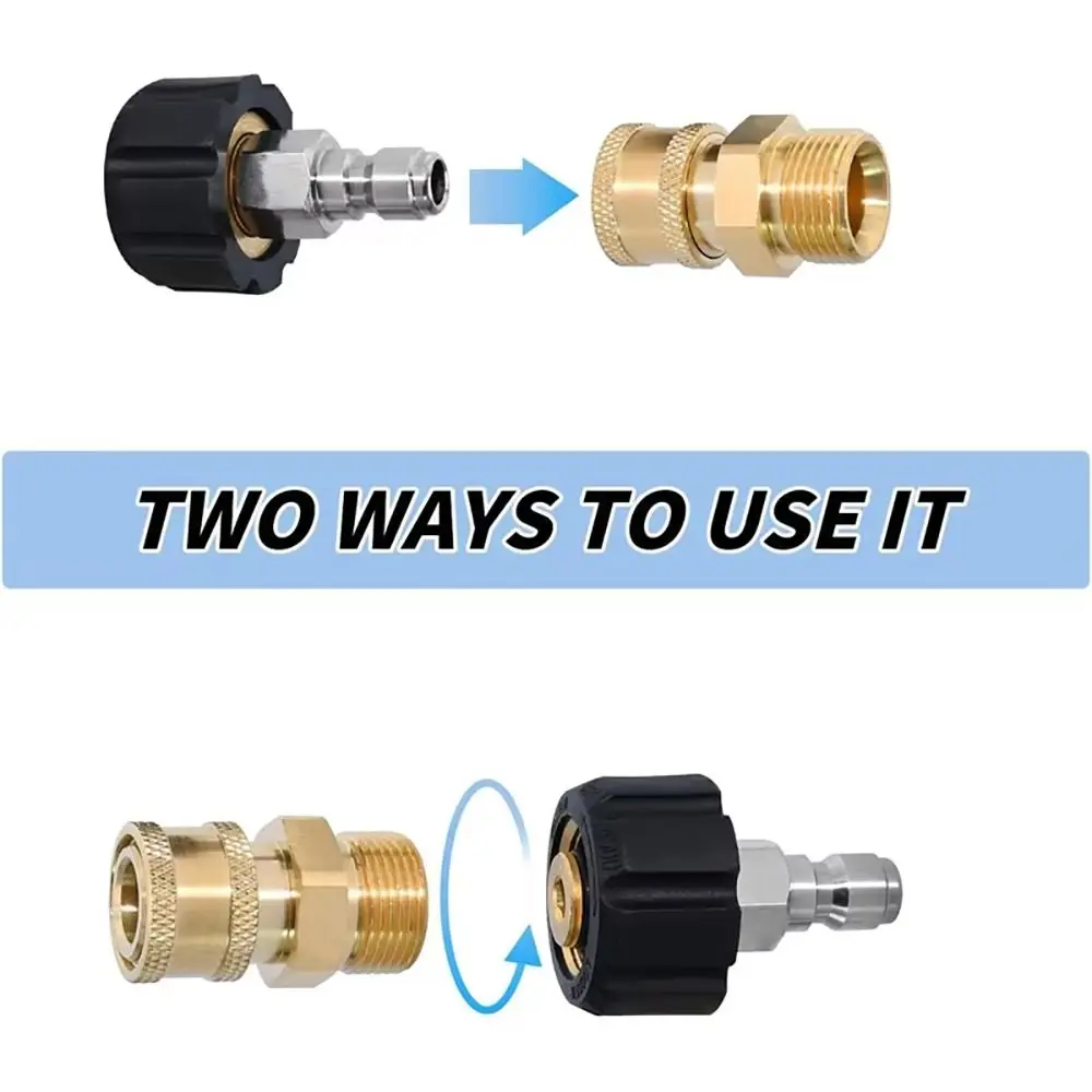 Pressure Washer Adapter Set M2 - مراجعة Fishing Swivel Connector وسعره