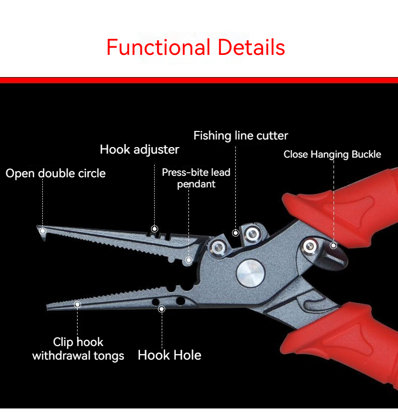 High-Precision Luya Pliers Mul - مراجعة Fishing Equipment Line وسعره