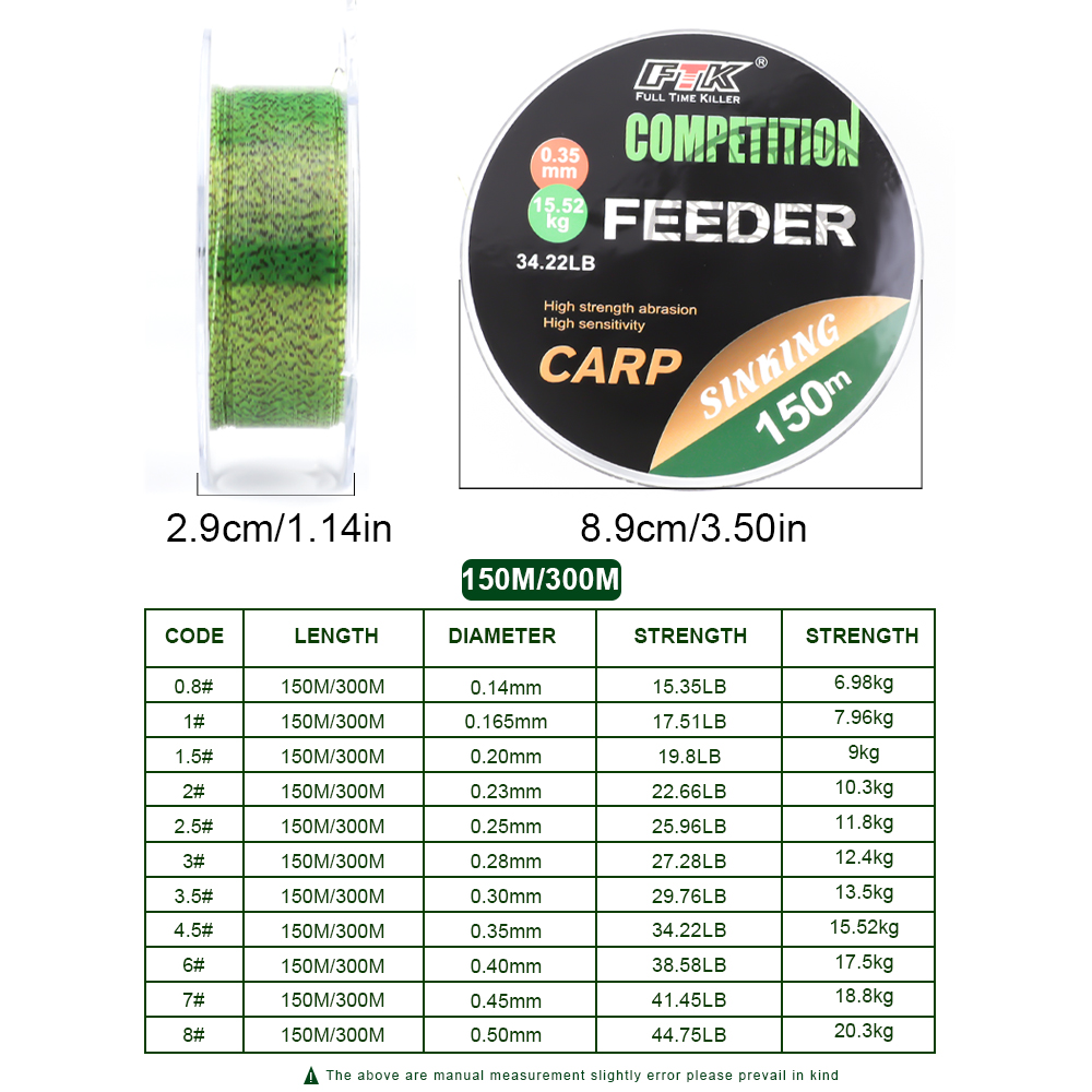 FTK  3D Invisible Carp Fishing - مراجعة Fluorocarbon Line وسعره