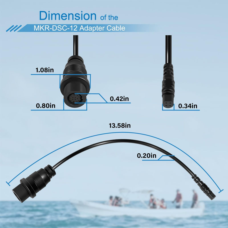 1852081 MKR-DSC-12  4-Pin Fish - مراجعة Fish Finder وسعره