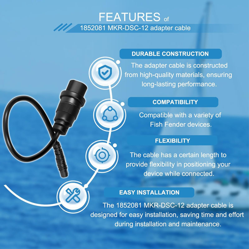 1852081 MKR-DSC-12  4-Pin Fish - مراجعة Fish Finder وسعره