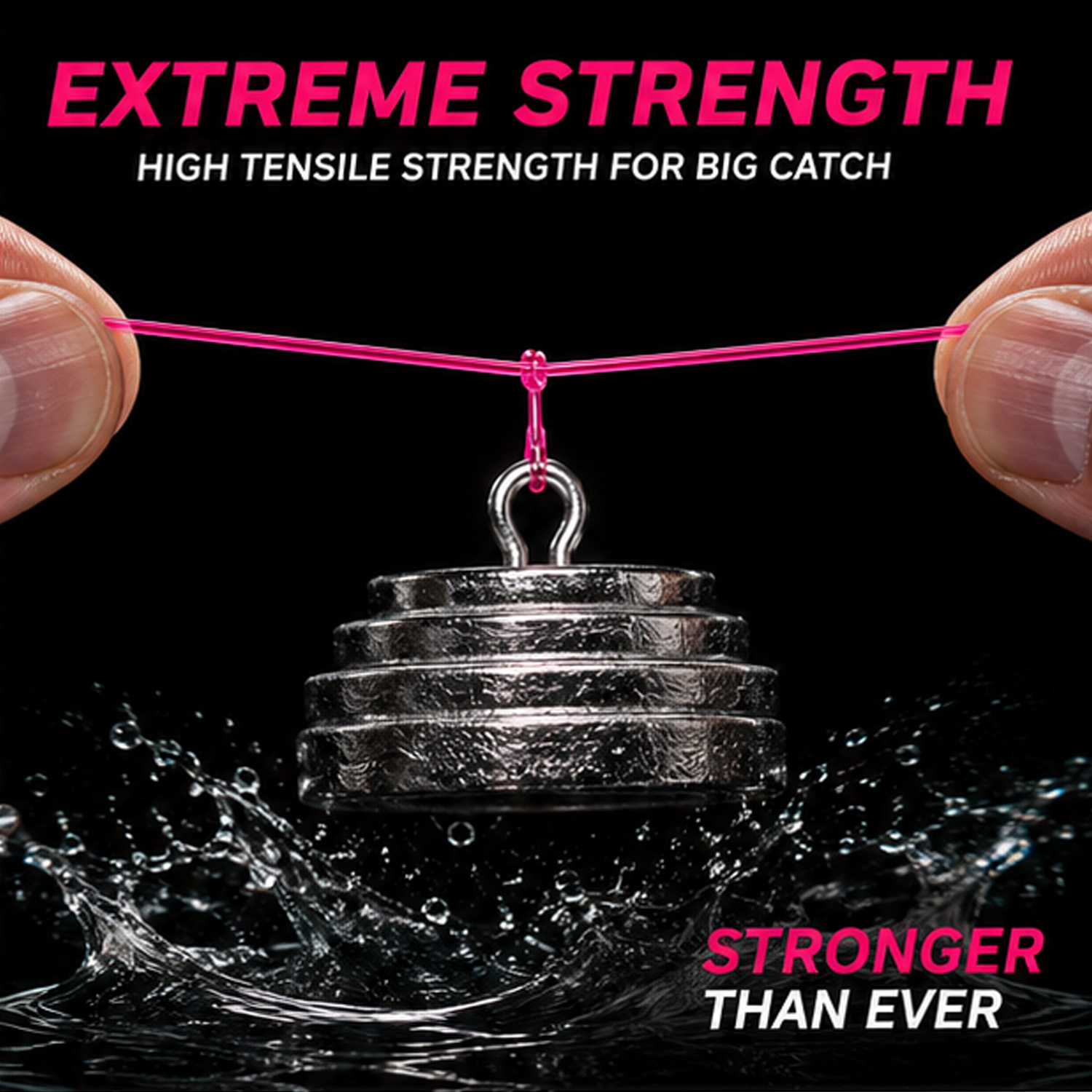 YACUMA 500M-546YDS Strong Pink - مراجعة Fluorocarbon Line وسعره