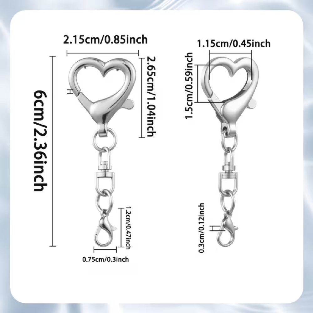 5/15/30Pcs Heart Shaped Swivel - مراجعة Fishing Swivel Connector وسعره