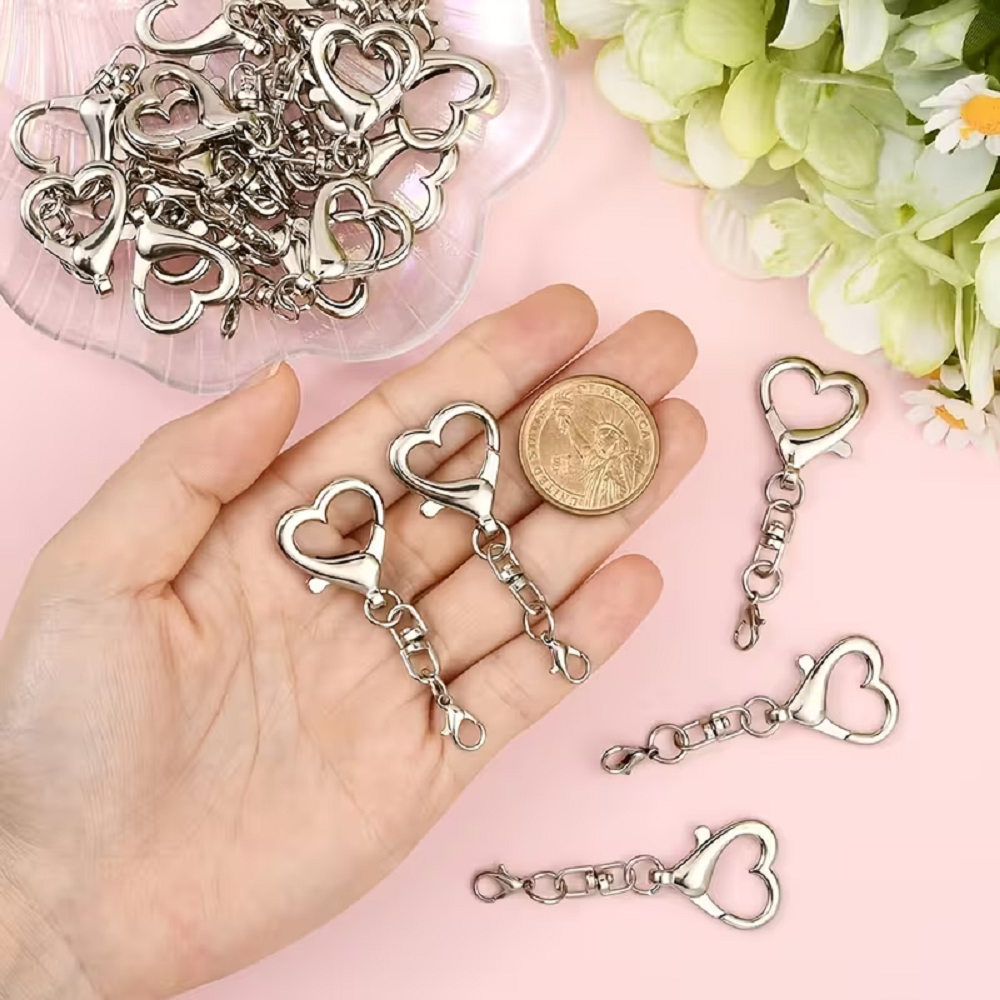 5/15/30Pcs Heart Shaped Swivel - مراجعة Fishing Swivel Connector وسعره