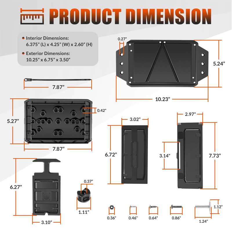Track Mounted Battery Box for  - مراجعة Fish Finder وسعره