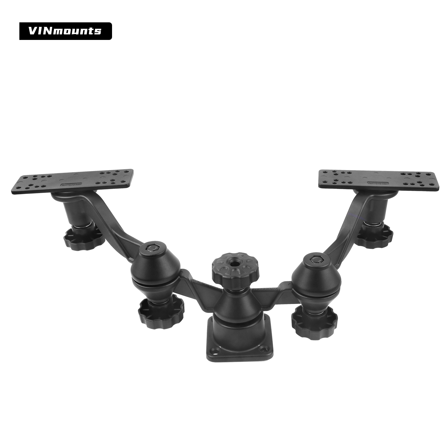 Horizontal boom dual-arm fishf - مراجعة Fish Finder وسعره