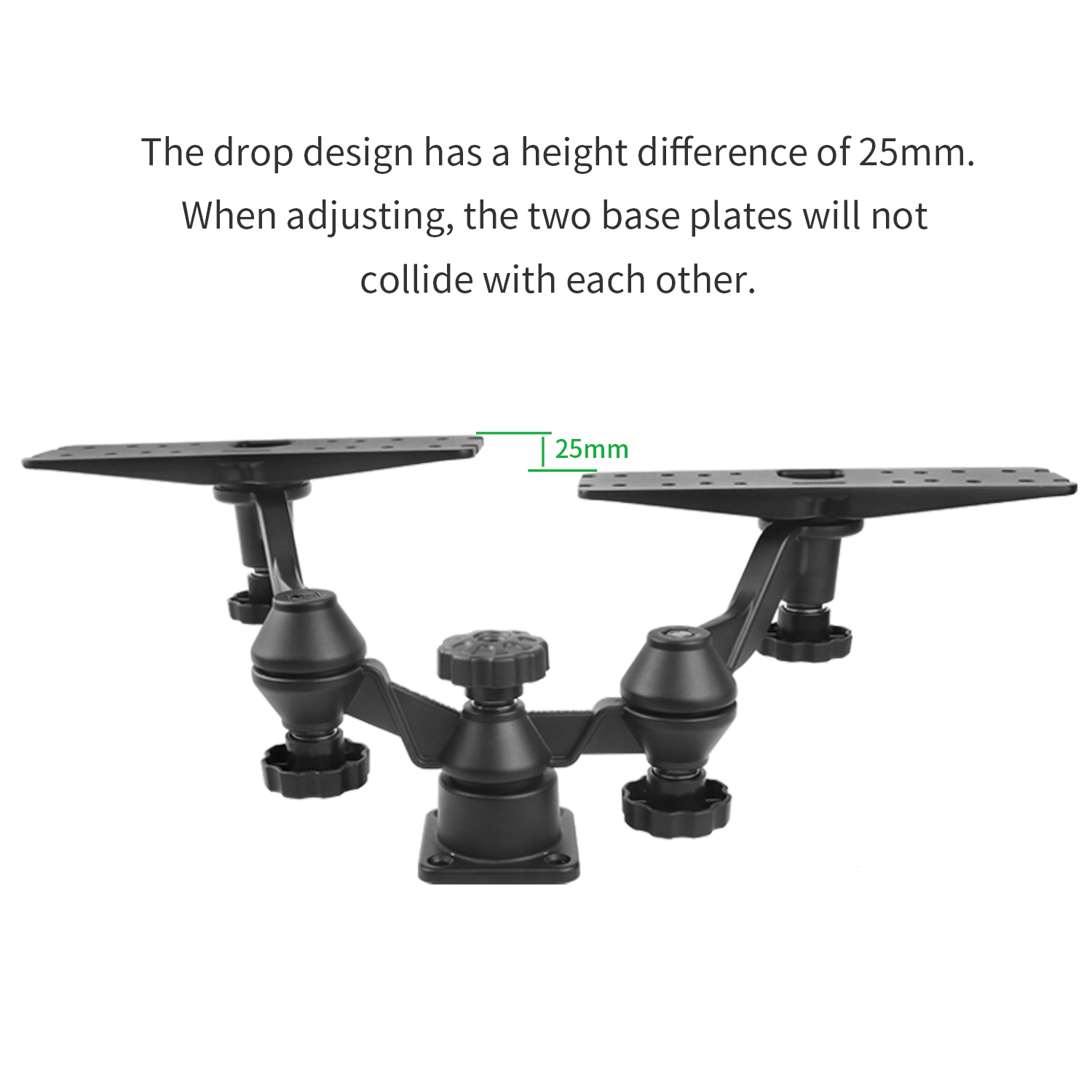 Horizontal boom dual-arm fishf - مراجعة Fish Finder وسعره
