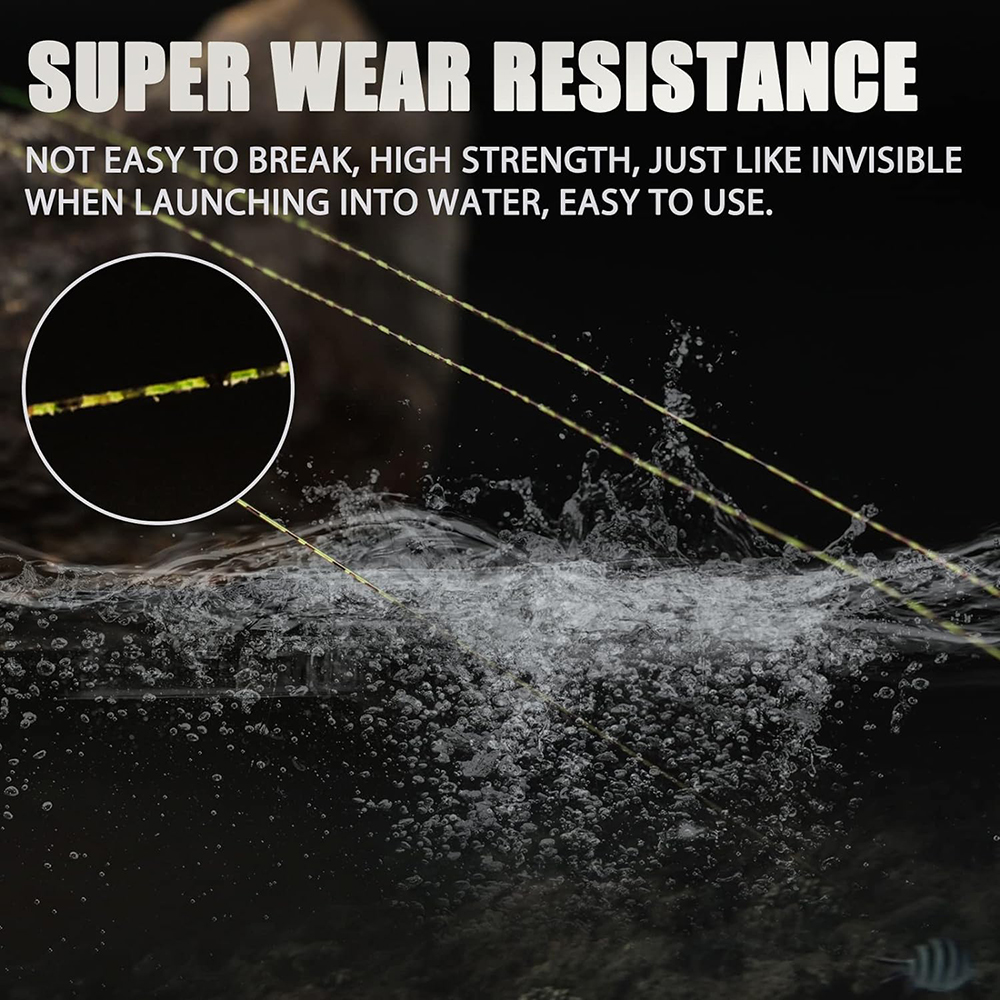 6000M 1000M Invisible Fishing  - مراجعة Fluorocarbon Line وسعره