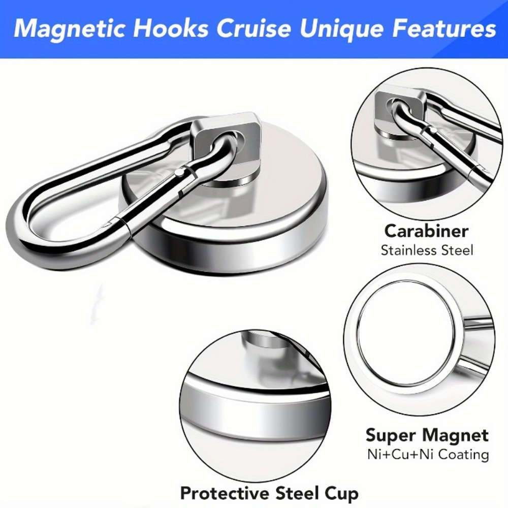 1/2pcs Ultra-Strong Magnetic H - مراجعة Fishing Swivel Connector وسعره