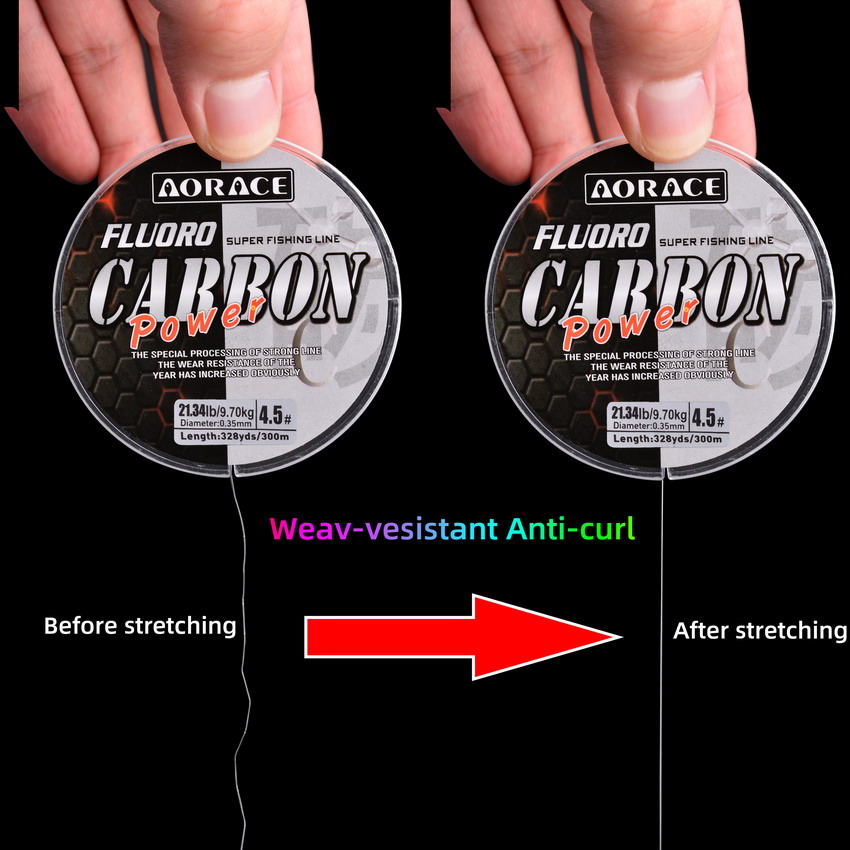Aorace 300M Fluorocarbon Fishi - مراجعة Fluorocarbon Line وسعره
