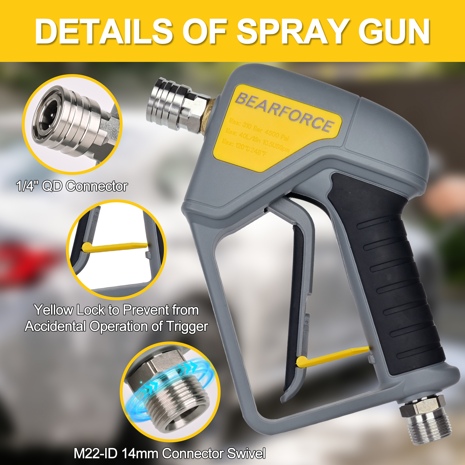 BEAR FORCE Pressure Washer Spr - مراجعة Fishing Swivel Connector وسعره
