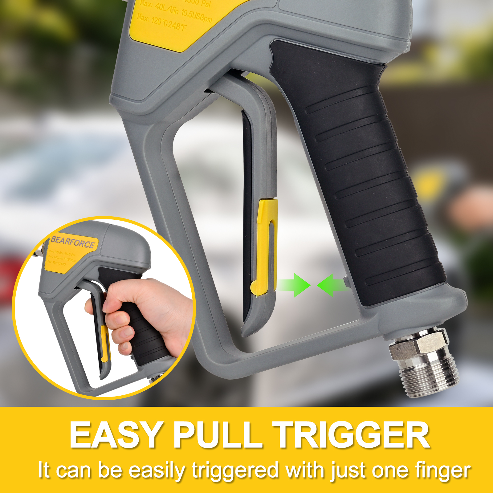 BEAR FORCE Pressure Washer Spr - مراجعة Fishing Swivel Connector وسعره