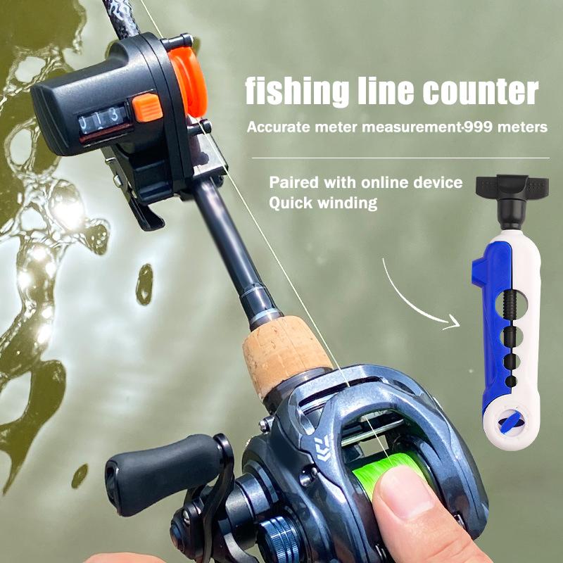 0-999M Fishing Line Counter De - مراجعة Fishing Equipment Line وسعره