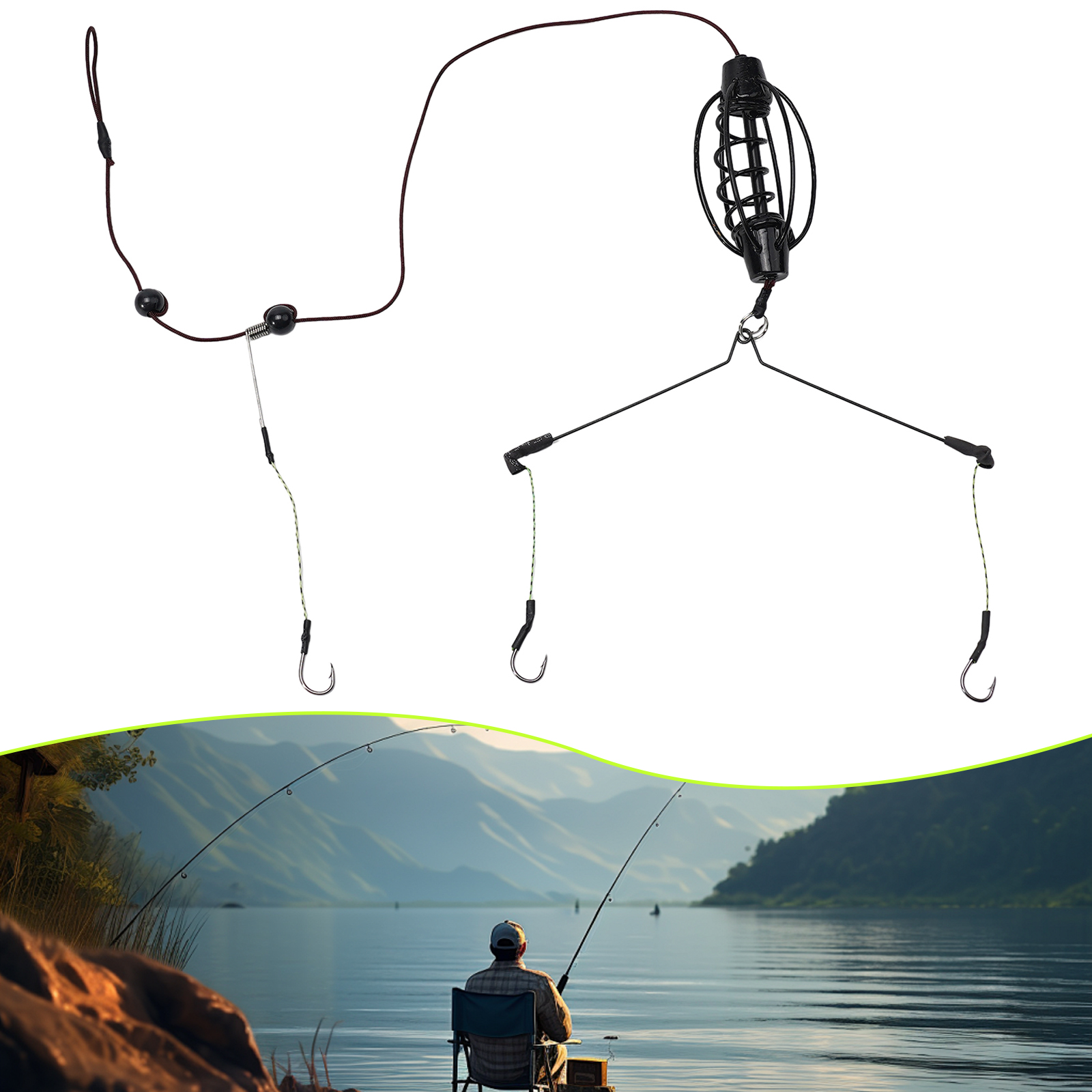 1PCS Carp Fishing Feeder Europ - مراجعة Fishing Equipment Line وسعره