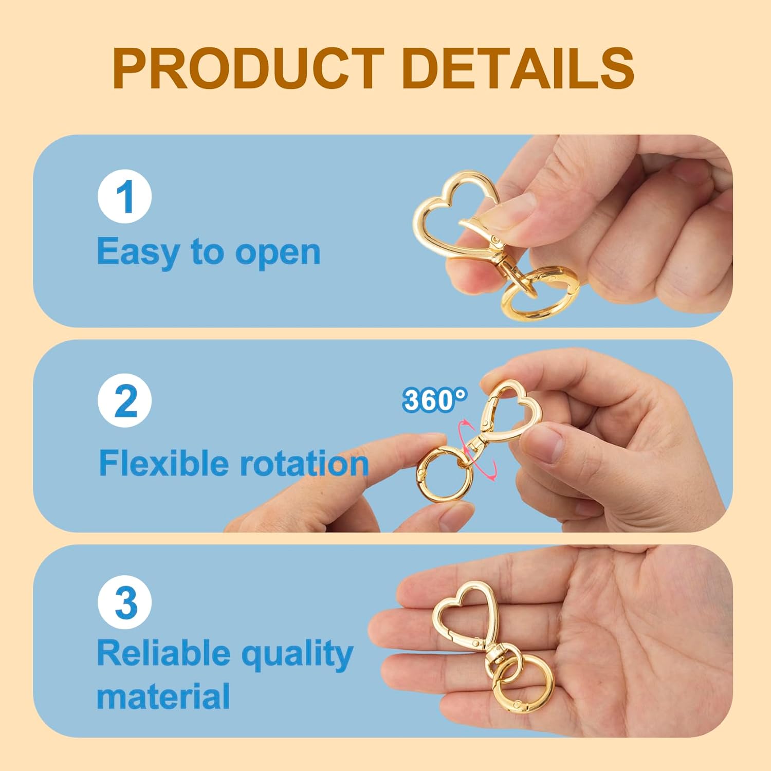 5/10/20/40 Sets Double Opening - مراجعة Fishing Swivel Connector وسعره